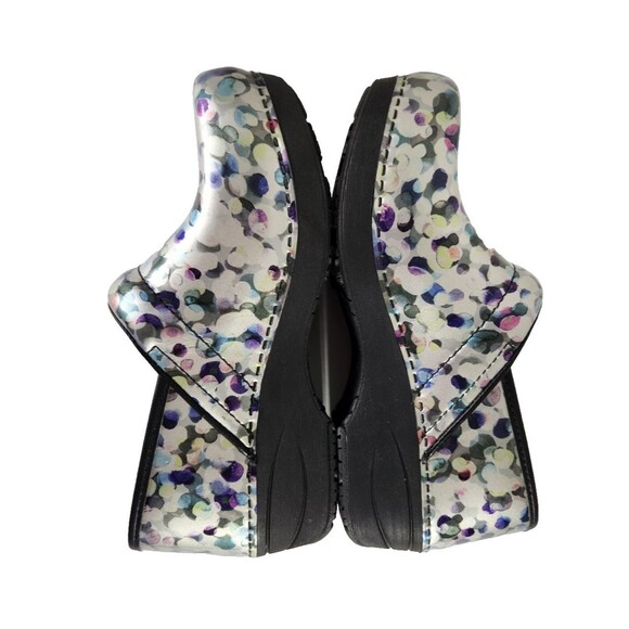 Dansko XP 2.0 Patent Leather Clog Womens EU38 US 7.5 8 Multi Dot Multicolor - Picture 8 of 9